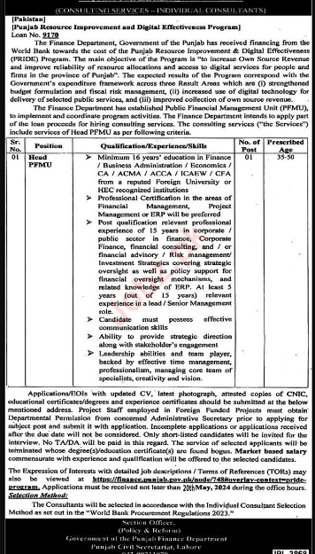 Finance Department Management Jobs